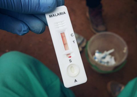Test de malaria en Camerún